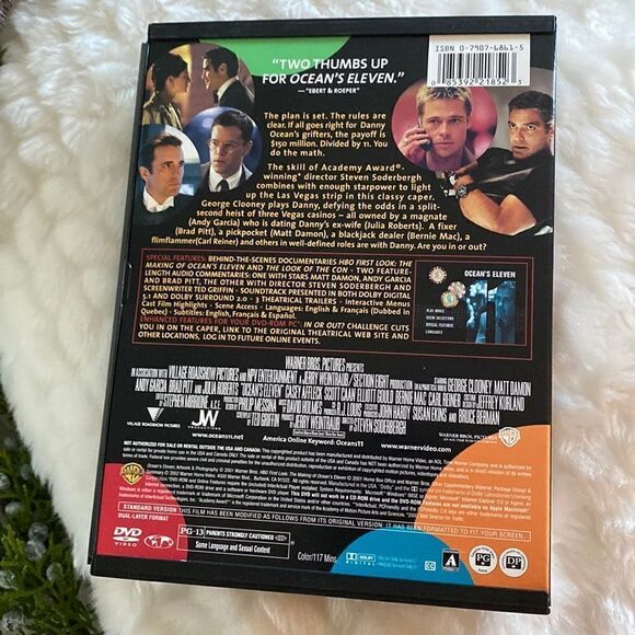 Oceans Eleven DVD   - Picture 2 of 4